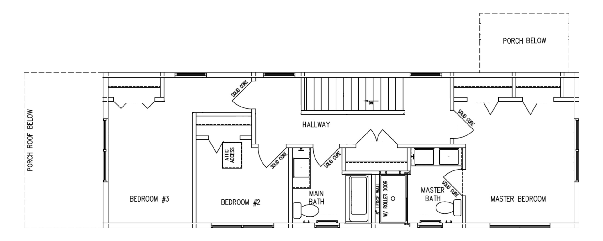Grande second floor plan
