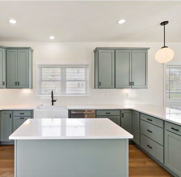 Kitchen in the Keylight model home